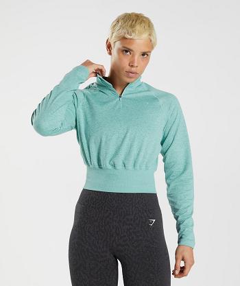 Accessories Gymshark 315 Long Sleeve Warmup Mujer Azules Turquesa | MX_4541TCE