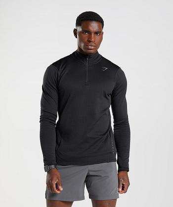 Accessories Gymshark Deporte 1/4 Zip Hombre Negros | MX_3506PJJ