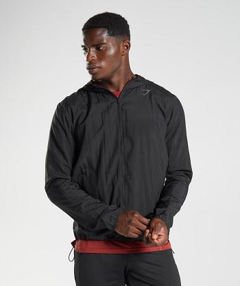 Accessories Gymshark Deporte Windbreaker Hombre Negros | MX_3513HAP