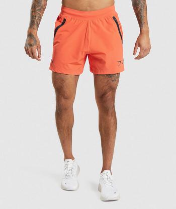 Bermudas Gymshark Apex 5" Perform Hombre Naranjas | MX_3567KOR