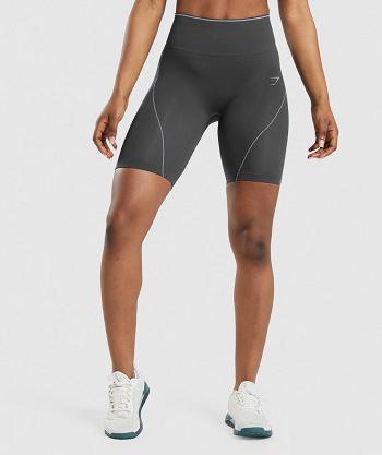 Bermudas Gymshark Apex Seamless High Rise Corta Mujer Negros Grises Lavanda Azules | MX_4597OKI