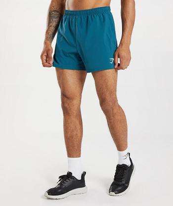 Bermudas Gymshark Arrival 5" Hombre Azules | MX_3657TCE