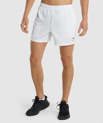 Bermudas Gymshark Arrival 5" Hombre Blancos | MX_3652MQZ