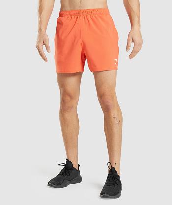 Bermudas Gymshark Arrival 5" Hombre Naranjas | MX_3642HAP