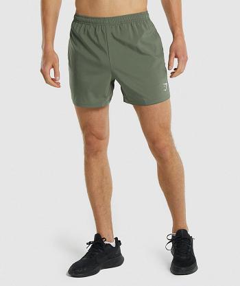 Bermudas Gymshark Arrival 5" Hombre Verdes | MX_3544CTV