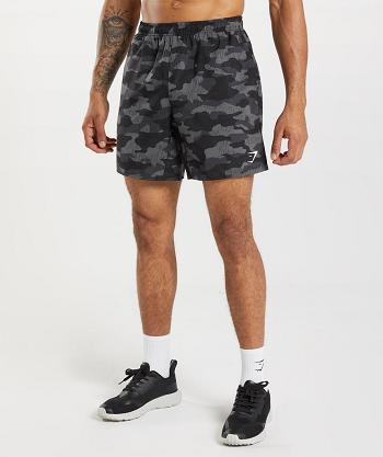 Bermudas Gymshark Arrival 7" Hombre Grises Oscuro | MX_3647XYU