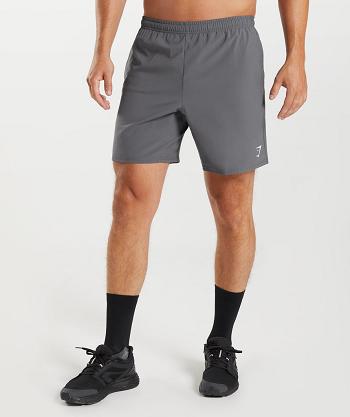 Bermudas Gymshark Arrival 7" Hombre Grises | MX_3659UZG