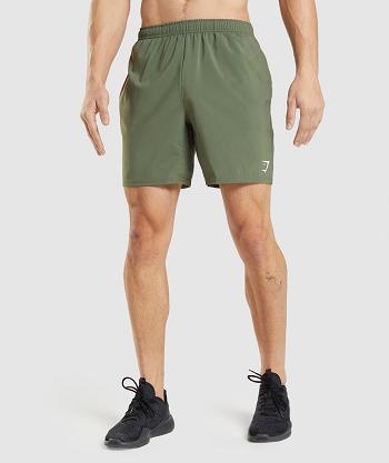 Bermudas Gymshark Arrival Hombre Verde Oliva | MX_3653QMA