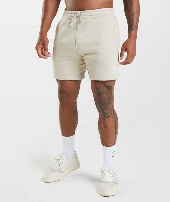 Bermudas Gymshark Crest Hombre Grises | MX_3660ILH