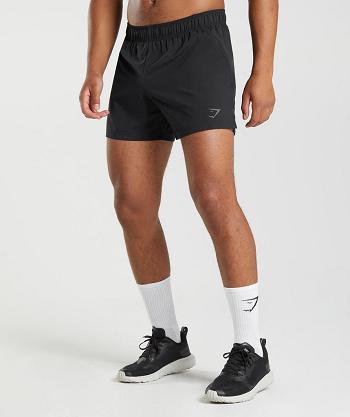 Bermudas Gymshark Deporte 5" Hombre Negros | MX_3580DFM