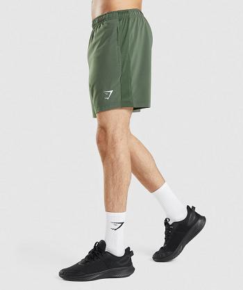 Bermudas Gymshark Deporte Hombre Verdes | MX_3545VRW