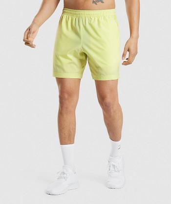 Bermudas Gymshark Deporte Stripe 7" Hombre Verdes | MX_3618JPQ