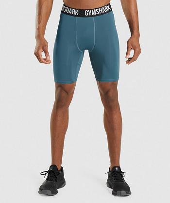 Bermudas Gymshark Element Baselayer Hombre Turquesa | MX_2935XYU