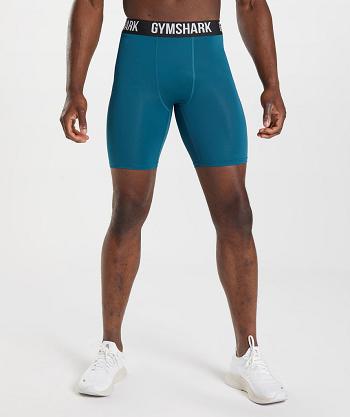 Bermudas Gymshark Element Baselayer Hombre Azules | MX_2942WNB