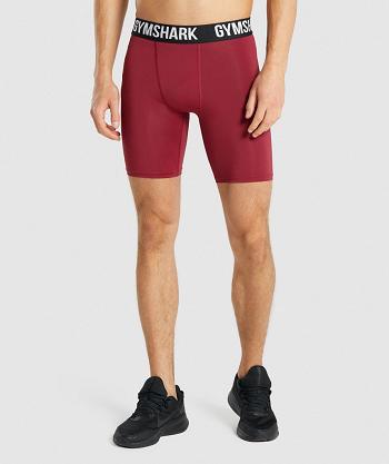 Bermudas Gymshark Element Baselayer Hombre Vino | MX_2944RVD