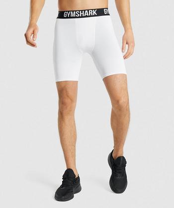 Bermudas Gymshark Element Baselayer Hombre Blancos | MX_3594ZUT