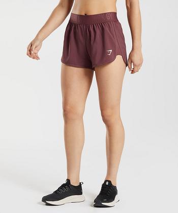 Bermudas Gymshark Entrenamiento Loose Fit Mujer Rosas Marrom | MX_4635XYU