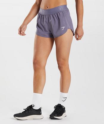 Bermudas Gymshark Entrenamiento Loose Fit Mujer Morados | MX_4688CTV