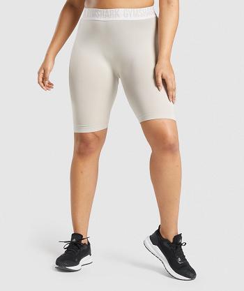 Bermudas Gymshark Fit Seamless Cycling Mujer Grises | MX_4566AHK