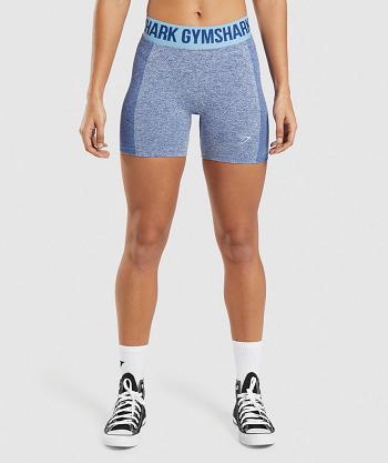 Bermudas Gymshark Flex Mujer Azules | MX_4676JPQ