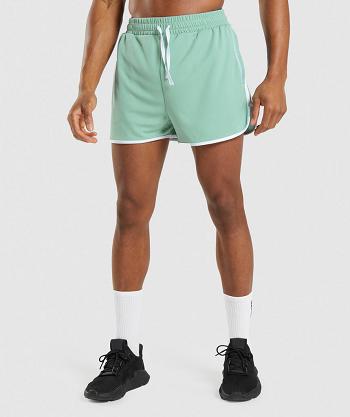 Bermudas Gymshark Recess 3" Hombre Azules Blancos | MX_3637AHK