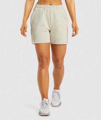 Bermudas Gymshark Rest Day Sweats Mujer Marrom | MX_4646YXF