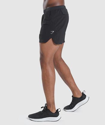 Bermudas Gymshark Speed Evolve 5" Hombre Negros | MX_3668GSO