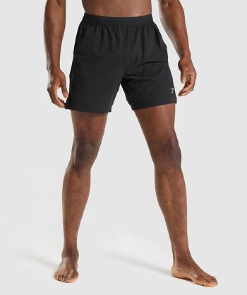 Bermudas Gymshark Studio Hombre Negros | MX_3671KOR