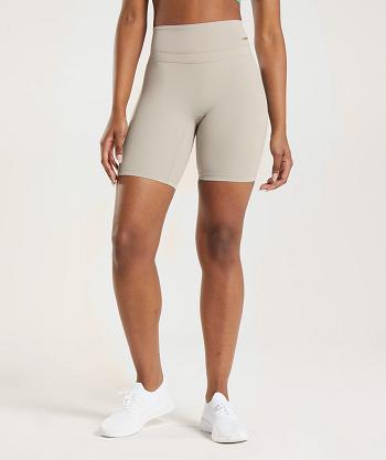 Bermudas Gymshark Whitney Cycling Mujer Grises | MX_4585VRW