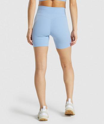 Bermudas Gymshark Whitney Mesh Mujer Azules | MX_4591EBC