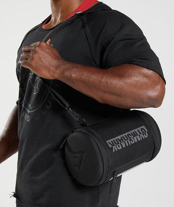 Bolsas Gymshark Bold Hombre Negros | MX_3886NWY