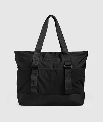 Bolsas Gymshark Everyday Tote Hombre Negros | MX_3861QMA