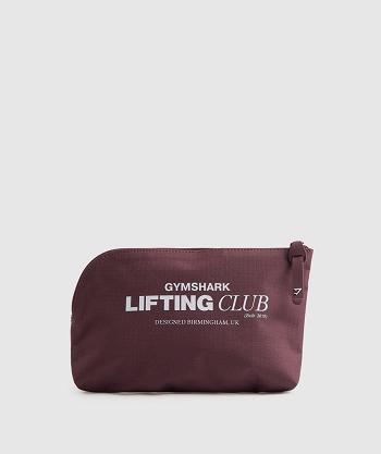 Bolsas Gymshark Social Club Cosmetic Accessories Rosas Marrom | MX_2920BEX