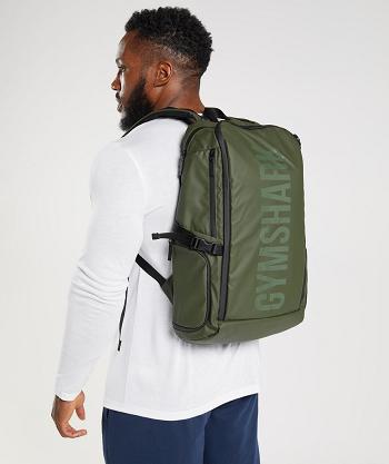 Bolsas Gymshark X-Series 0.3 Backpack Mujer Verde Oliva | MX_5025SGL