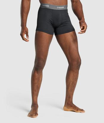 Boxer Gymshark Sports Tech Boxers 2pk Hombre Negros | MX_2979SGL