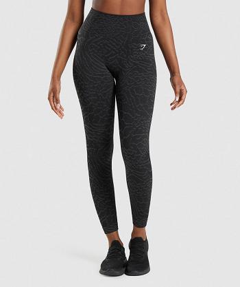 Leggins Gymshark Adapt Animal Seamless Mujer Negros | MX_4773WNB