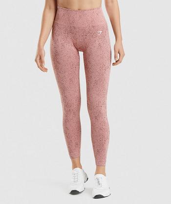 Leggins Gymshark Adapt Fleck Seamless Mujer Rosas | MX_4796MQZ