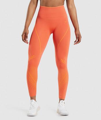 Leggins Gymshark Apex Seamless High Rise Mujer Naranjas Albaricoque Naranjas | MX_4801DFM