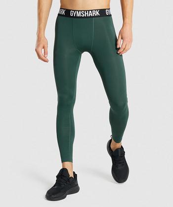 Leggins Gymshark Element Baselayer Hombre Verdes Oscuro | MX_2964BEX