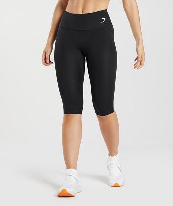 Leggins Gymshark Entrenamiento Cropped Mujer Negros | MX_4721WNB