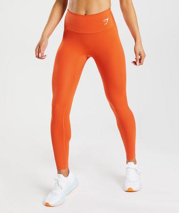 Leggins Gymshark Entrenamiento Mujer Rojos | MX_4848WNB