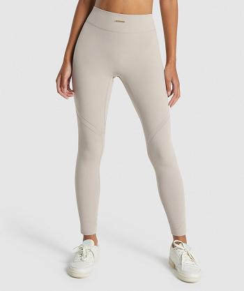 Leggins Gymshark Whitney Mesh Mujer Blancos | MX_4753OKI