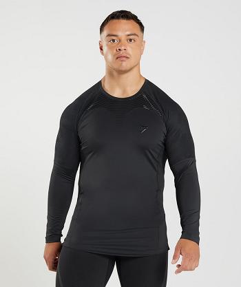 Long Sleeve Gymshark 315 Hombre Negros | MX_3366MQZ