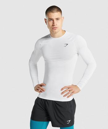 Long Sleeve Gymshark Element Baselayer Hombre Blancos | MX_2946YXF