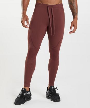 Pantalones Jogger Gymshark 315 Seamless Hombre Rosas Marrom Vino | MX_3697LIS