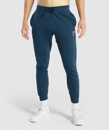 Pantalones Jogger Gymshark Crest Hombre Azul Marino | MX_2983HAP