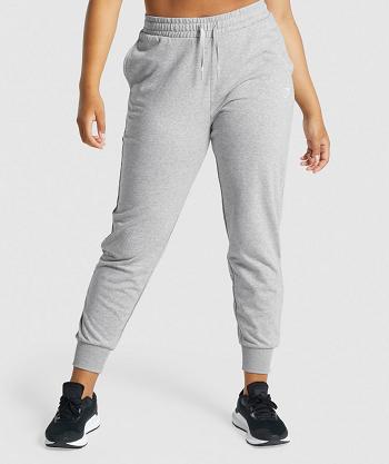 Pantalones Jogger Gymshark Entrenamiento Mujer Grises Claro | MX_4862JPQ