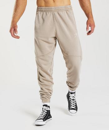 Pantalones Jogger Gymshark Power Washed Hombre Marrom | MX_3742SGL