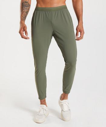 Pantalones Jogger Gymshark Studio Hombre Verde Oliva | MX_3719FDN