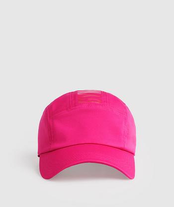 Sombreros Gymshark Logo 5 Panel Cap Mujer Rosas | MX_4964LIS